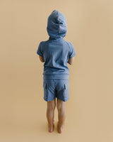 Cargo Shorts Set | Blue - HoneyBug 