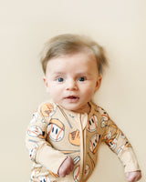 Bamboo Zip Romper | Cool Catch - HoneyBug 