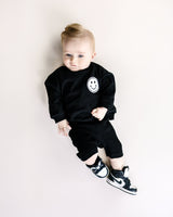 Biker Shorts Set | Black - HoneyBug 