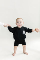 Biker Shorts Set | Black - HoneyBug 