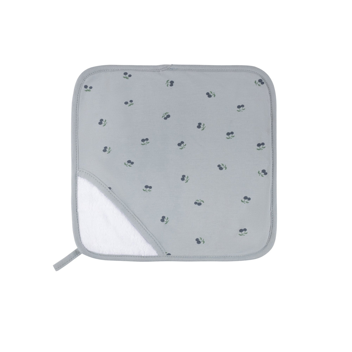 3 Pack Washcloth Set - Blue Cherries - HoneyBug 