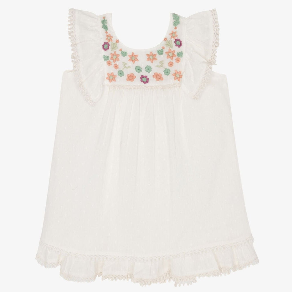 arya mini dress in white - HoneyBug 