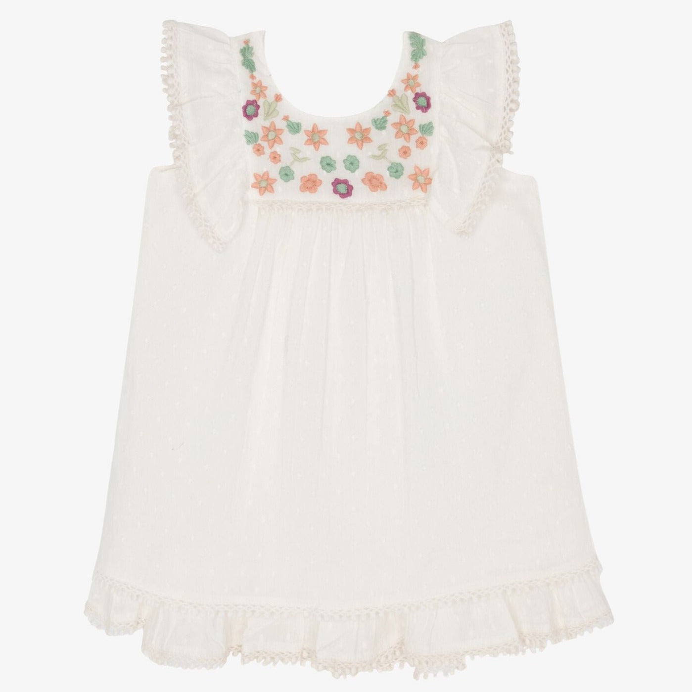 arya mini dress in white - HoneyBug 