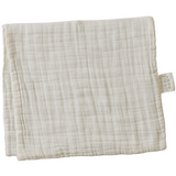 Cream Muslin Burp Cloth - HoneyBug 