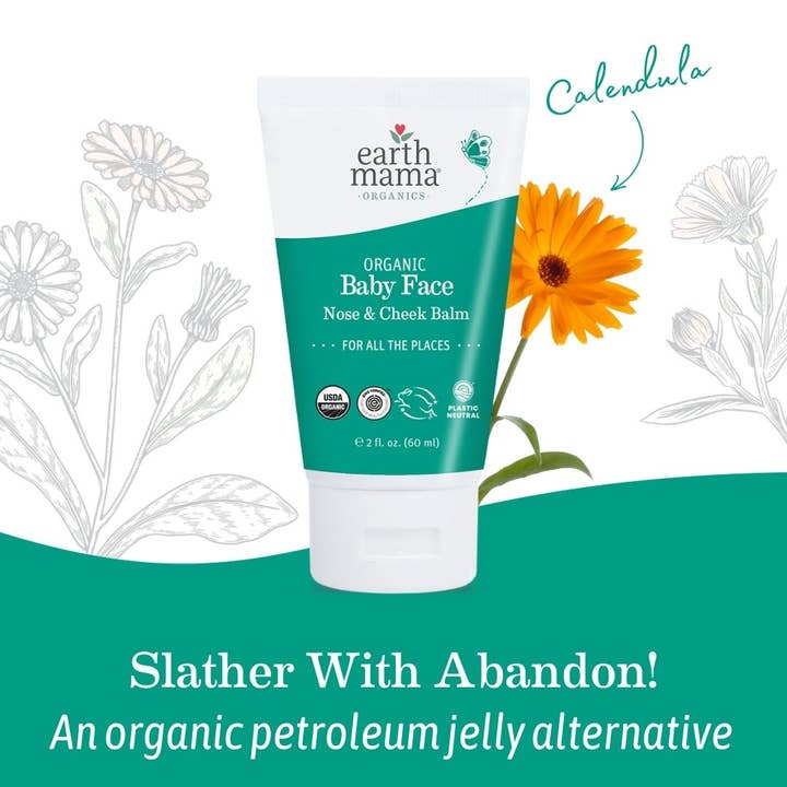 Organic Baby Face Nose and Cheek Balm - HoneyBug 