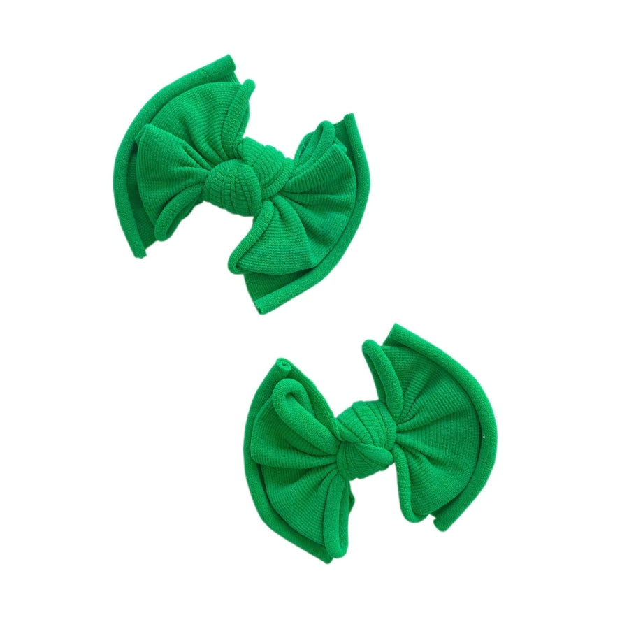 Baby Fab Clips: Kelly Green 2-pack - HoneyBug 