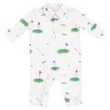 Polo Romper - HoneyBug 