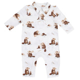 Polo Romper - HoneyBug 