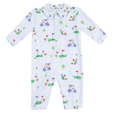 Polo Romper - HoneyBug 