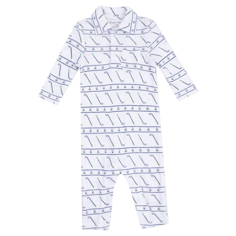 Polo Romper - HoneyBug 