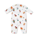 Polo Romper - HoneyBug 