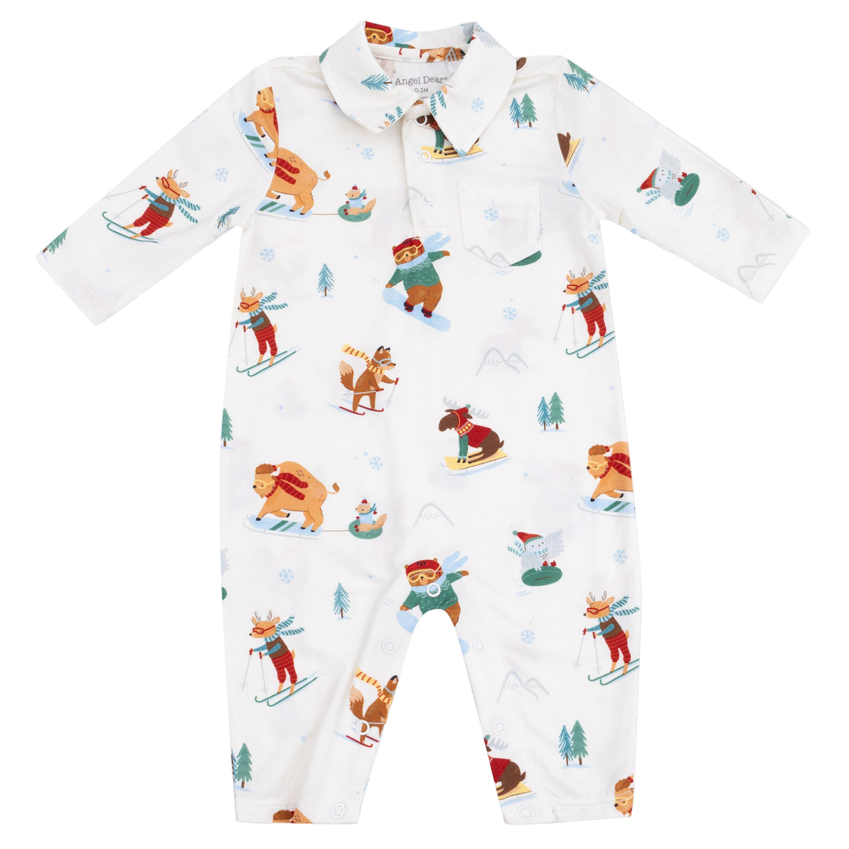 Polo Romper - HoneyBug 