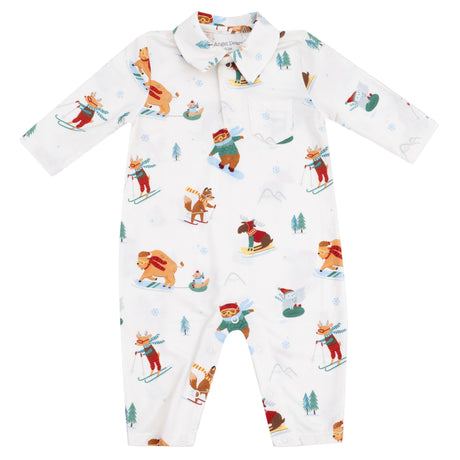 Polo Romper - HoneyBug 