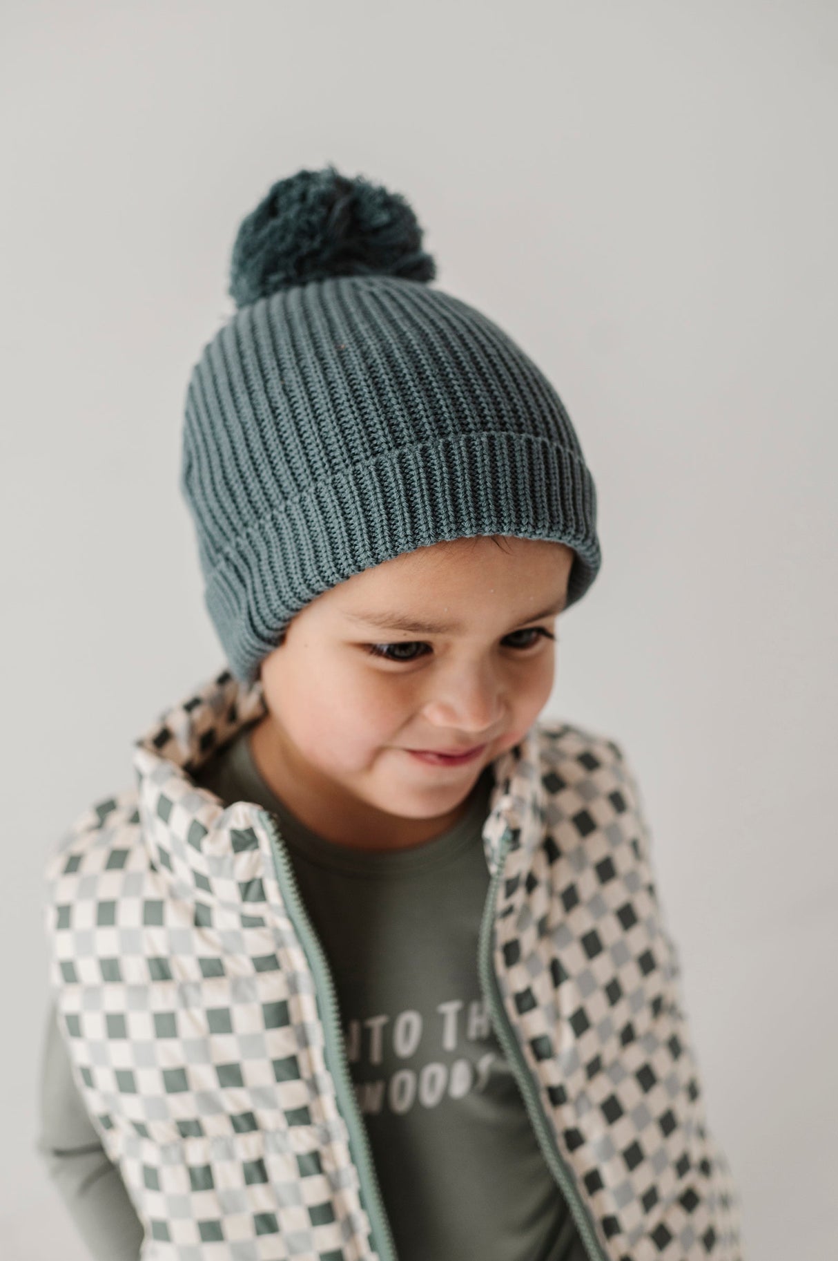 Knit Pom Hat - HoneyBug 