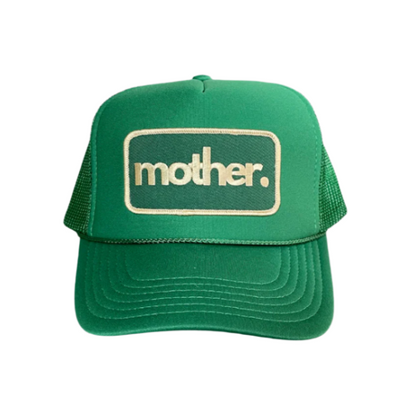 Mother Patch Trucker Hat - Kelly Green - HoneyBug 