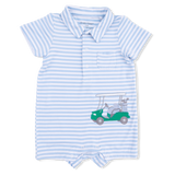 Striped Golf - Polo Shortie