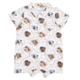 Farm Animals Rope Cameos Uni - Polo Shortie