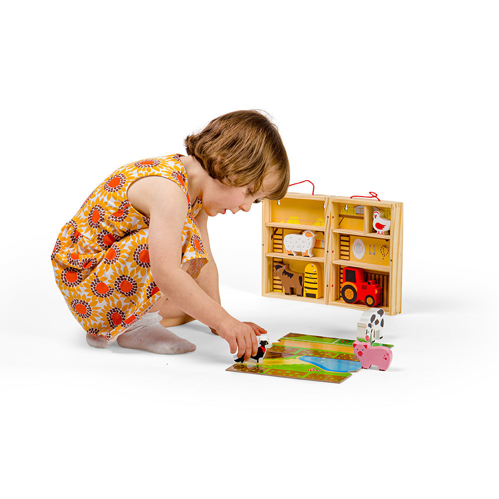 Farm Animal Playbox - HoneyBug 