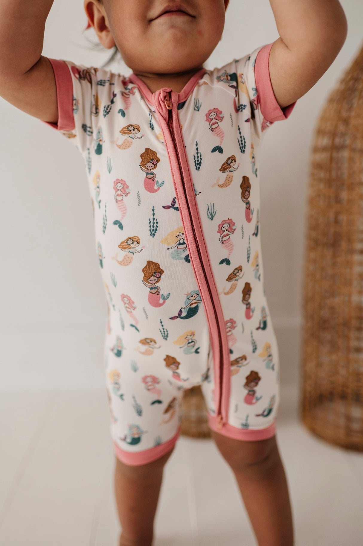 Summer Zip Romper - HoneyBug 