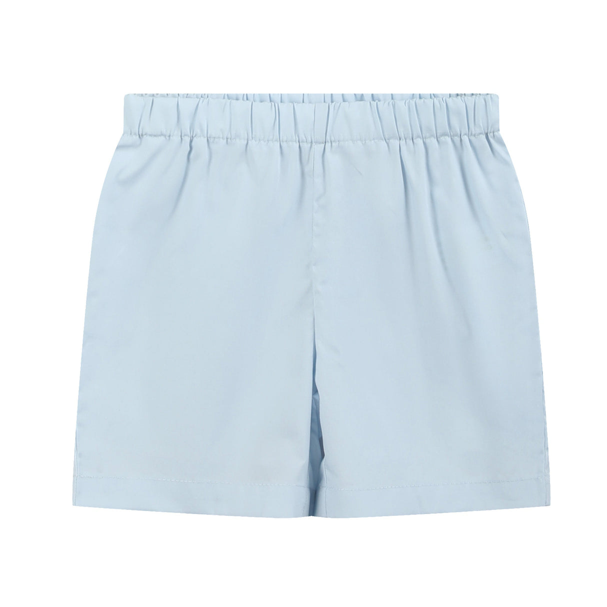 Light Blue USA Flag Smocked T-Shirt and Shorts Set