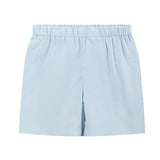 Light Blue USA Flag Smocked T-Shirt and Shorts Set