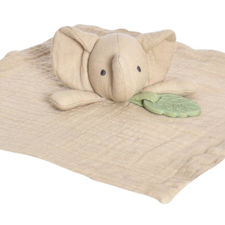 Safari Organic Comforter - Elephant - HoneyBug 