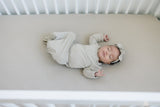 Oatmeal Bamboo Stretch Crib Sheet - HoneyBug 
