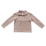 Boy's 3/4 Fleece Zip Sweatshirt