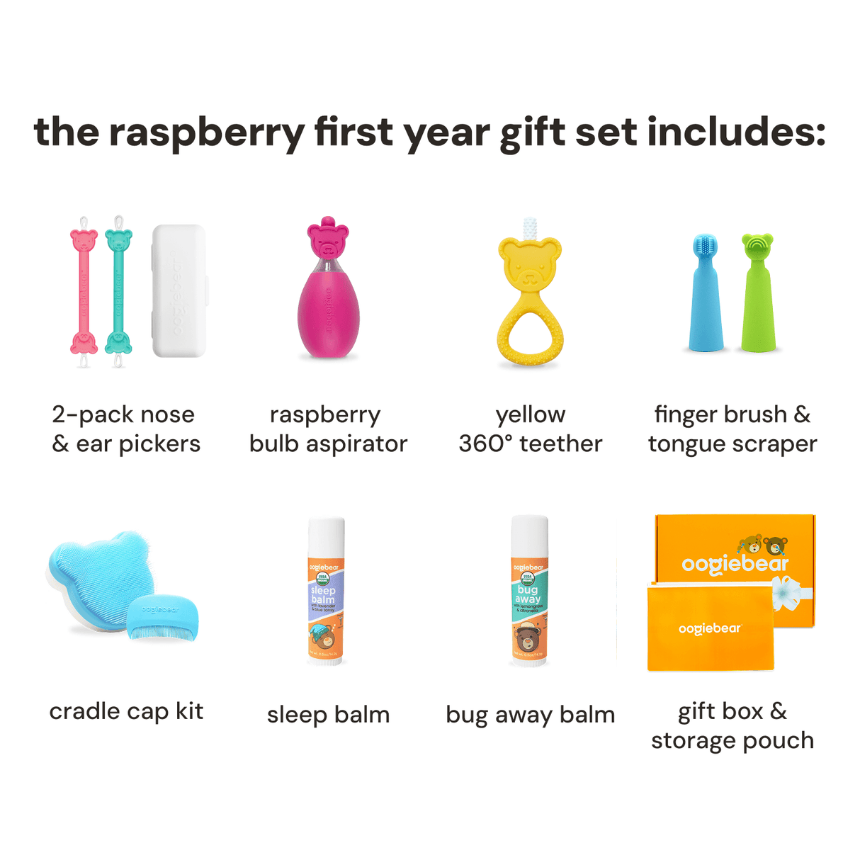 oogiebear first year baby gift set