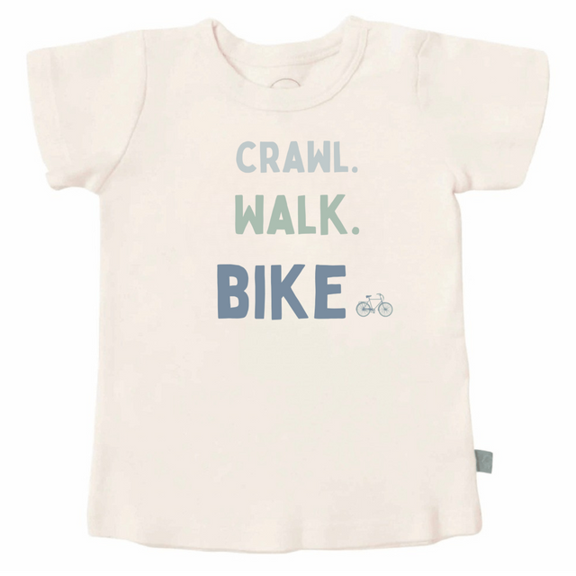graphic tee | crawl walk bike - HoneyBug 