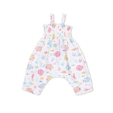 Sunny Coral Reef Fish - Smocked Romper