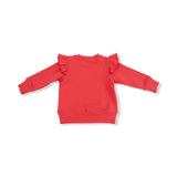 Ruffle Megaphone Sweatshirt - HoneyBug 