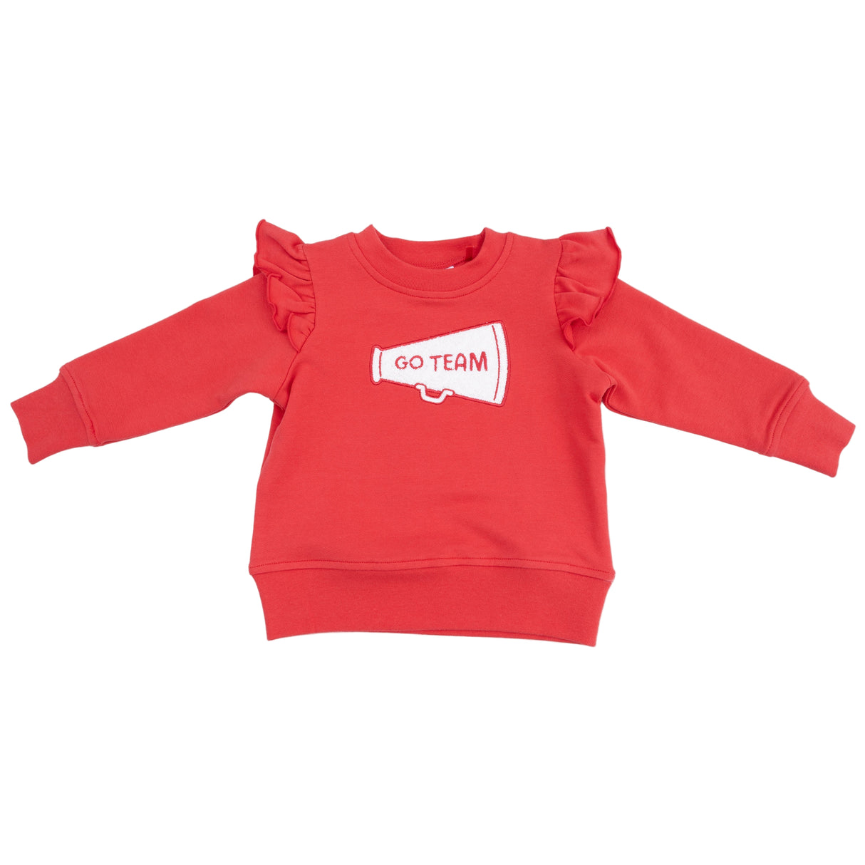 Ruffle Megaphone Sweatshirt - HoneyBug 