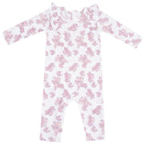 Long Sleeve Ruffle Romper - HoneyBug 