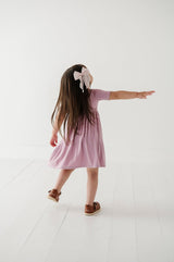 Short Sleeve Henley Dress - HoneyBug 