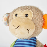 Patchwork Monkey Plush Toy - HoneyBug 