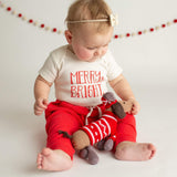 graphic bodysuit | merry & bright - HoneyBug 