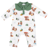 Long Sleeve Cowboy Romper - HoneyBug 