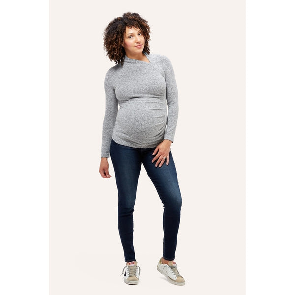 Claire Cloud Knit Sweater by NOM Maternity - HoneyBug 