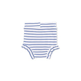 Navy Stripe - Tank Top & High Waisted Short