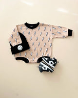 Bubble Romper | Lightning Bolt - HoneyBug 