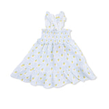 Lovely Lemons - Smocked Ruffle Sundress with Bloomer