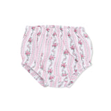 Winding Roses Stripe - Smocked Ruffle Sundress & Bloomer