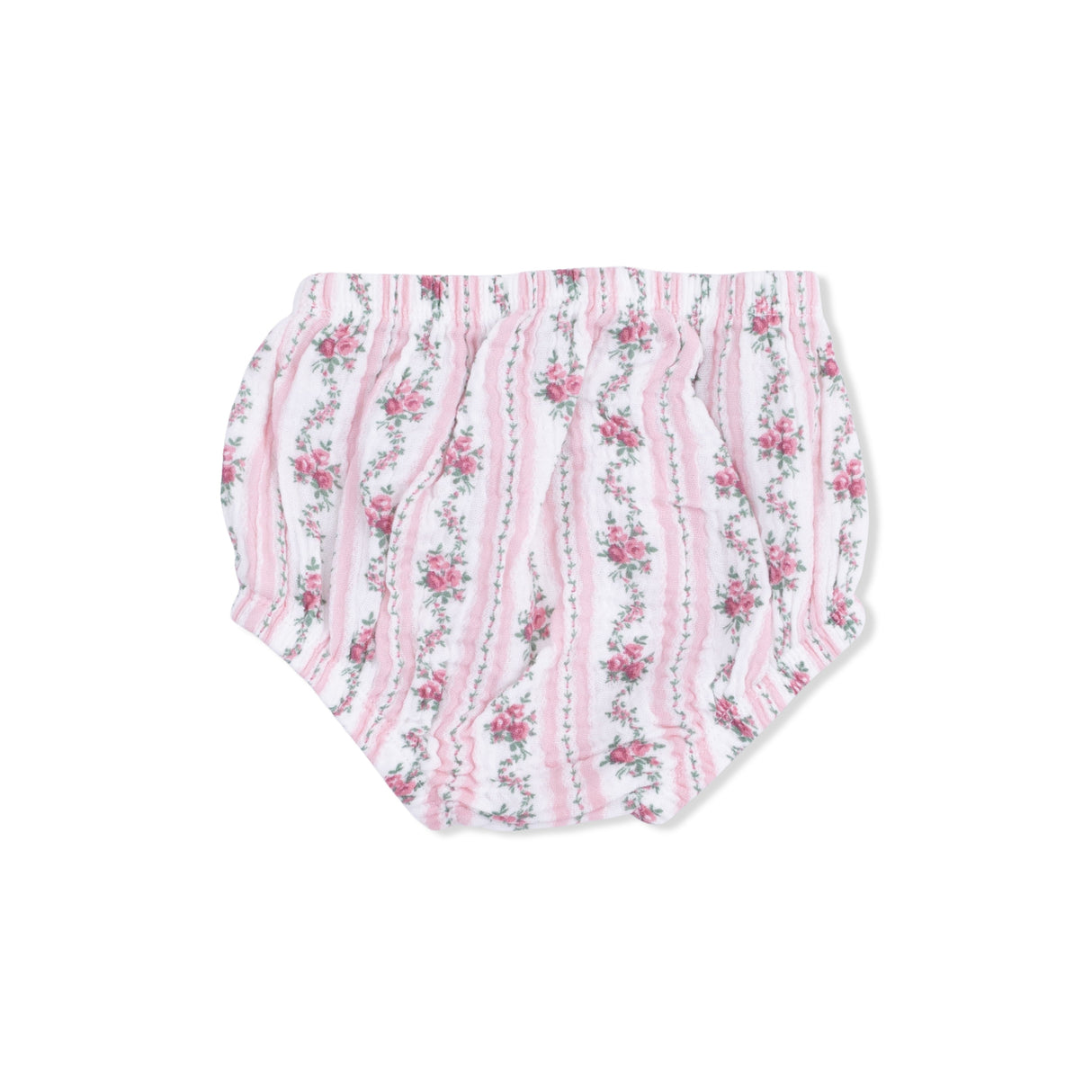 Winding Roses Stripe - Smocked Ruffle Sundress & Bloomer