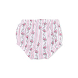 Winding Roses Stripe - Smocked Ruffle Sundress & Bloomer