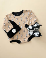 Bubble Romper | Lightning Bolt - HoneyBug 