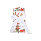 Swaddle Blanket - Cowboy Christmas - HoneyBug 