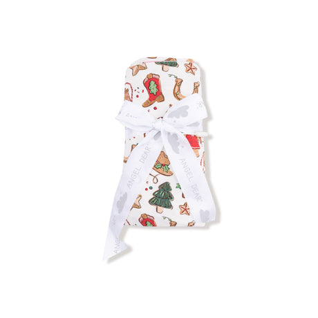 Swaddle Blanket - Cowgirl Christmas - HoneyBug 