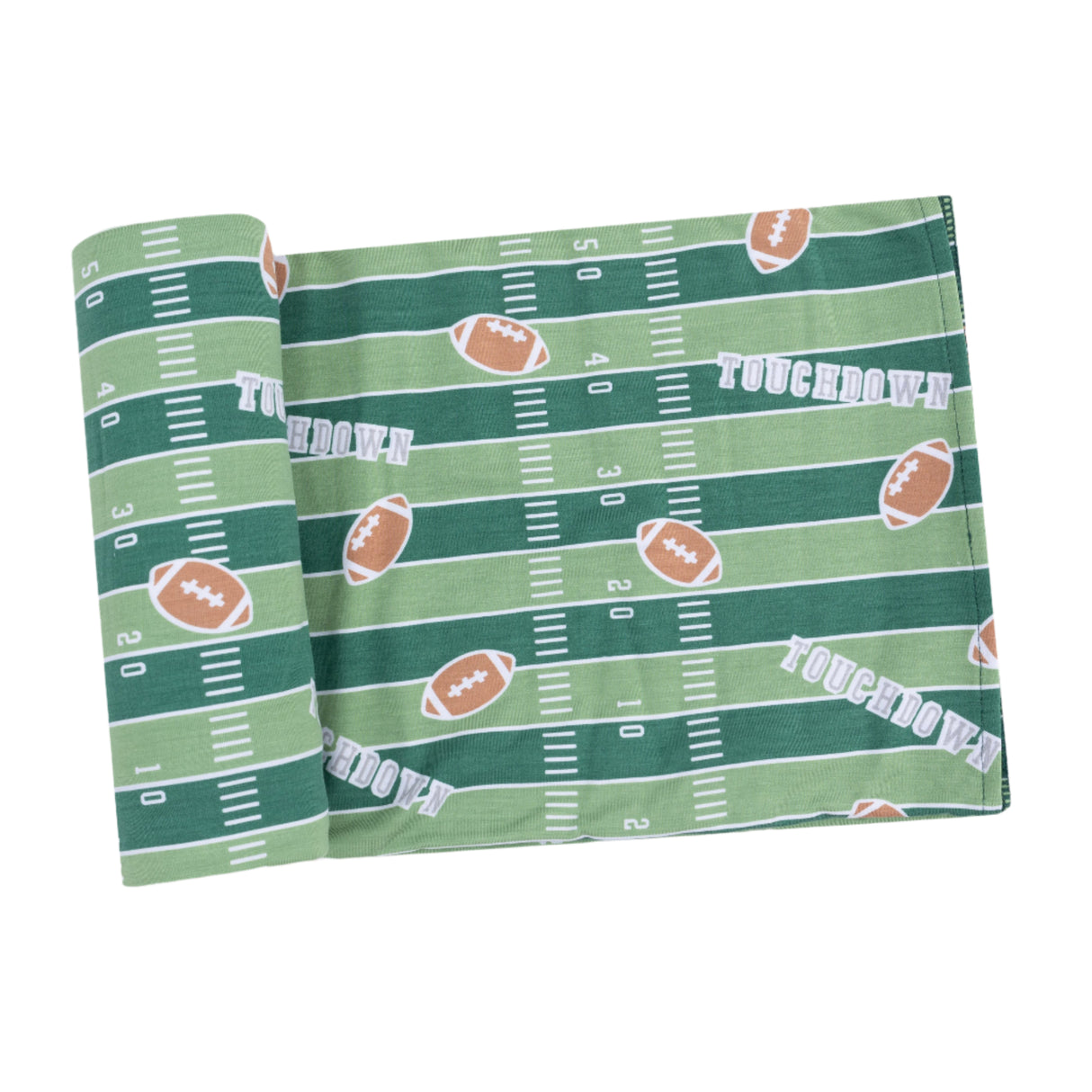 Swaddle Blanket - Football Field Glow in the Dark - HoneyBug 
