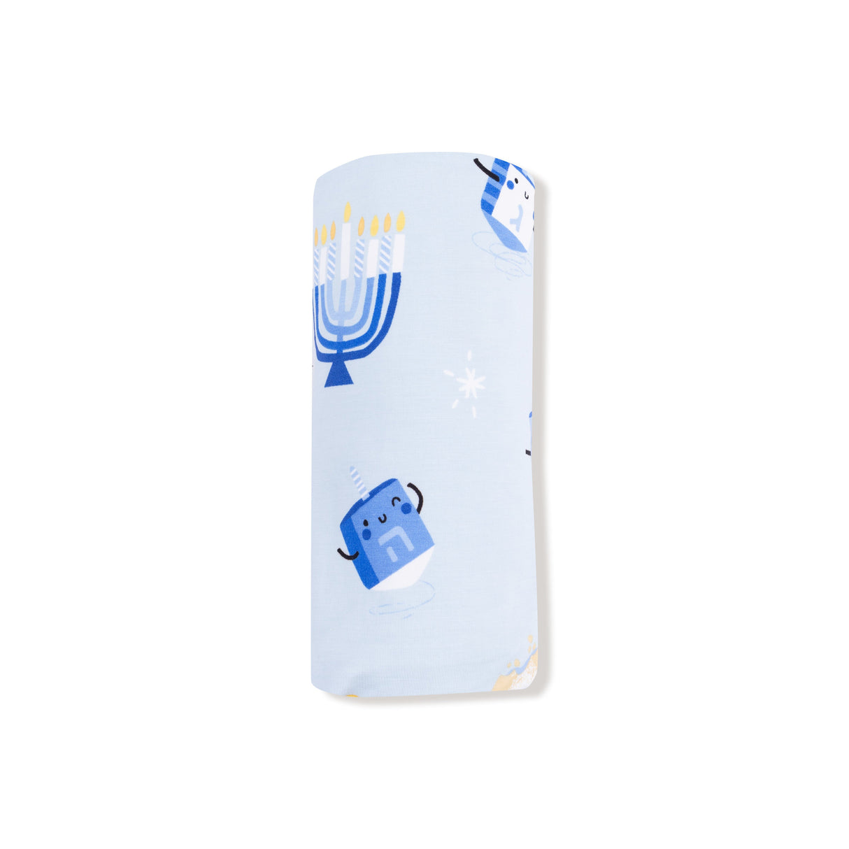 Swaddle Blanket - Hanukkah - Blue - HoneyBug 